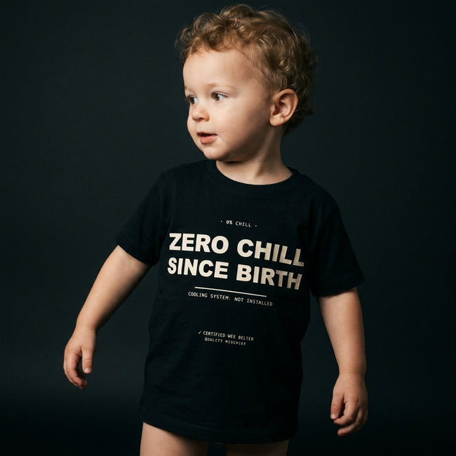Zero Chill Since Birth - Organic Kids’ T-Shirt
