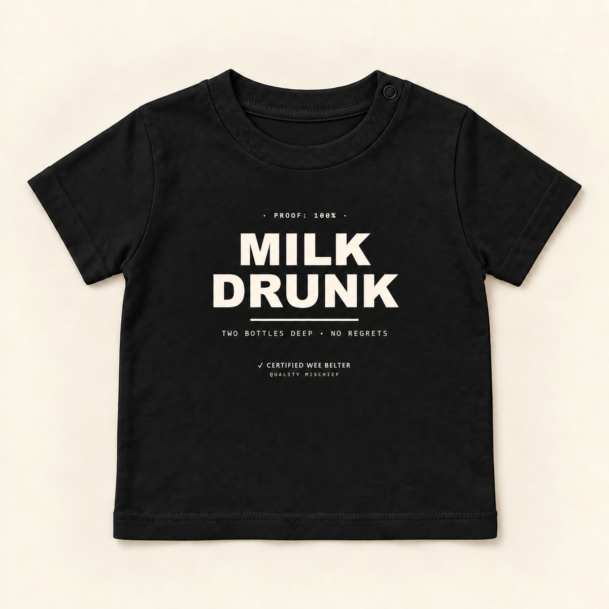 Wee Belter approved Baby tee 03 Black c39de9605f29