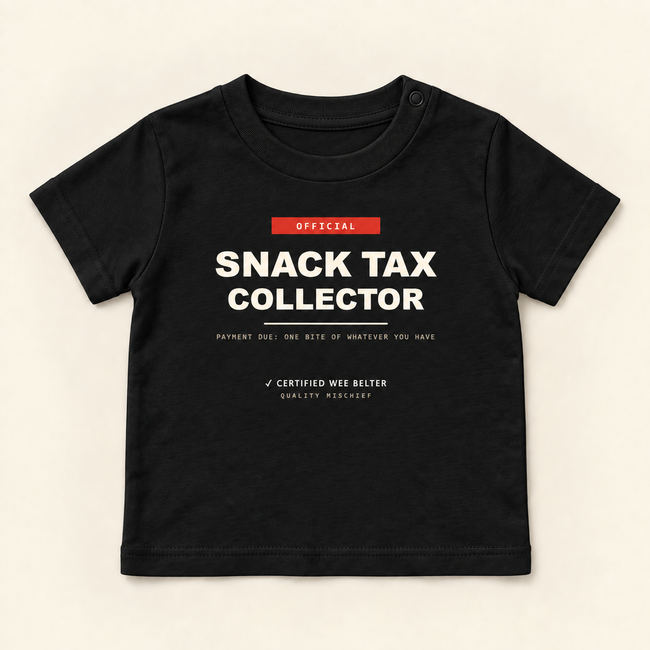 Snack Tax Collector - Organic Baby T-Shirt