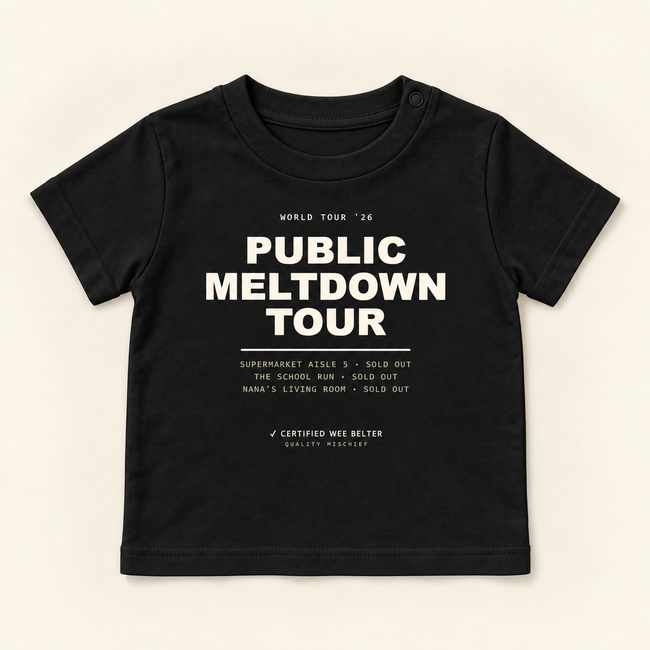 Public Meltdown Tour - Organic Baby T-Shirt