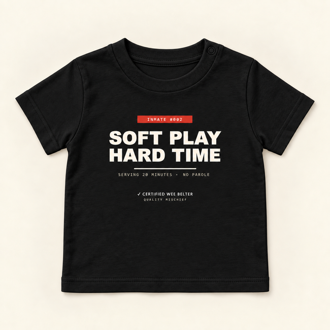 Soft Play Hard Time - Organic Baby T-Shirt