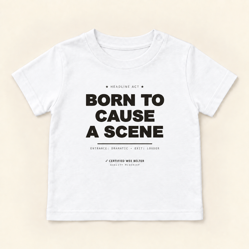 Wee Belter approved Baby tee 09 White eccadeab41f9