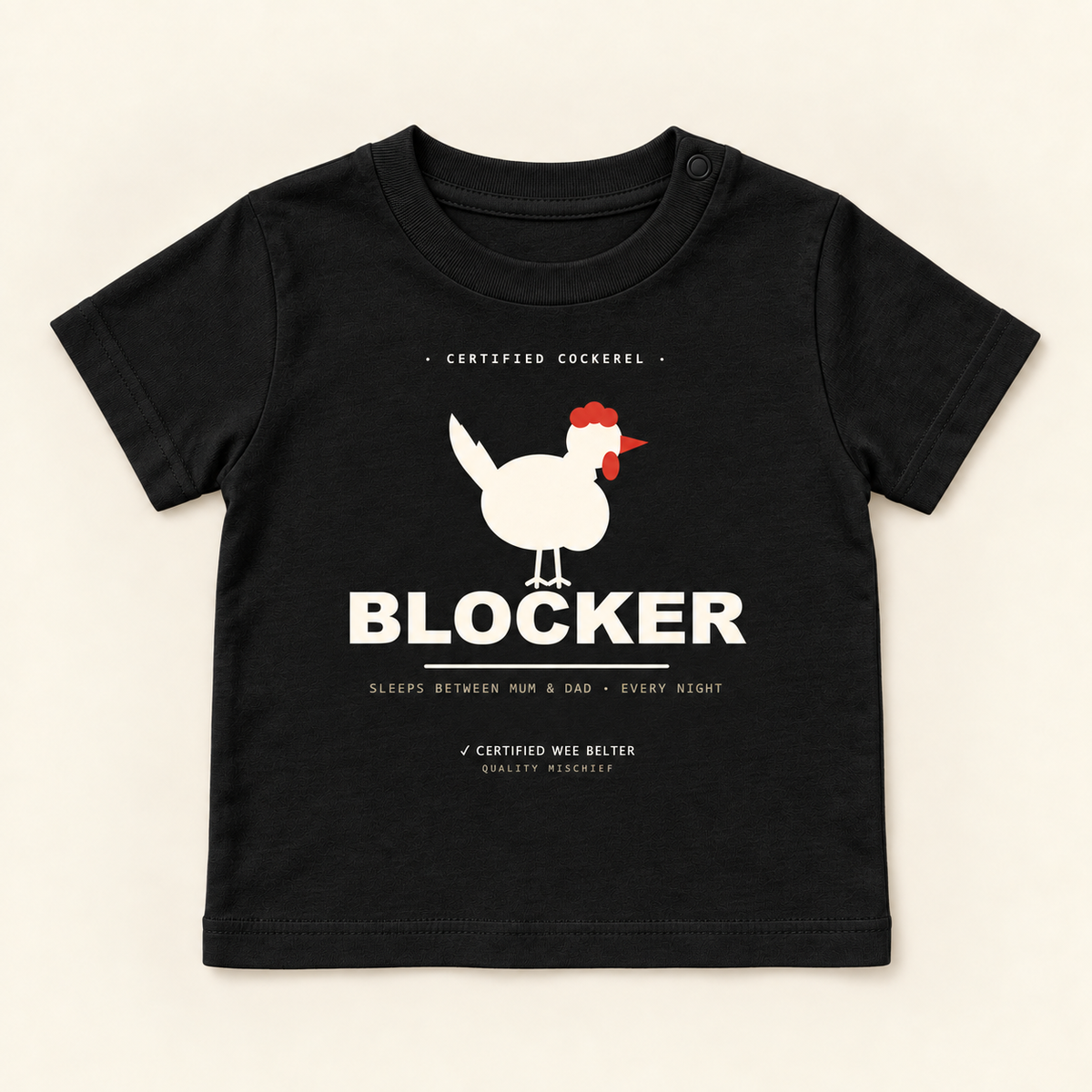Wee Belter approved Baby tee 13 Black 6d36a70dbcdc