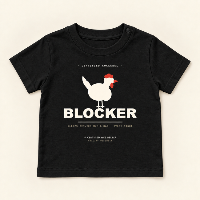 Cock Blocker - Organic Baby T-Shirt