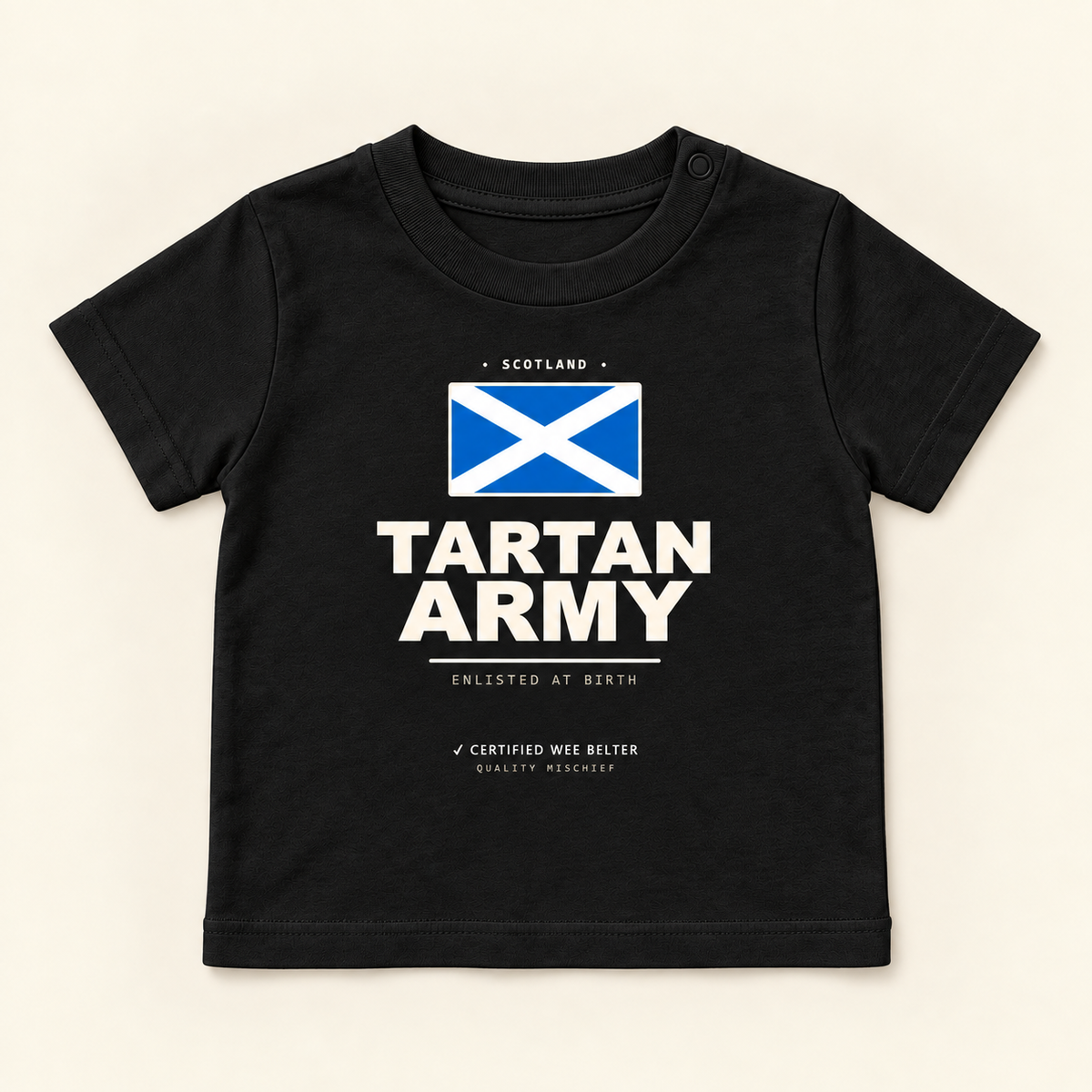Wee Belter approved Baby tee 15 Black bccde94a2a49