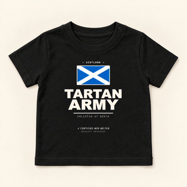 Tartan Army - Organic Baby T-Shirt