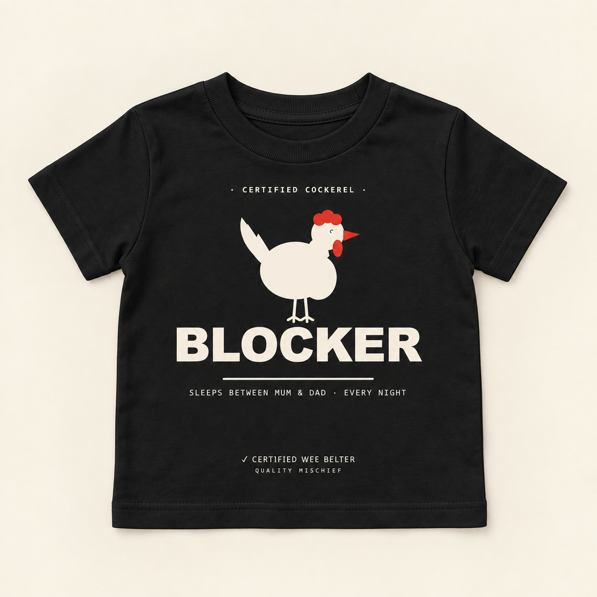 Wee Belter approved Kids tee 13 Black f95cc69c3fd4
